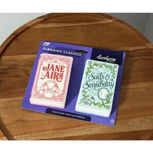 New Fred & Friends Luckyoo Sponges Cleaning Classics Jane Air Dry & Suds & S